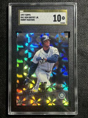 1997 Topps KEN GRIFFEY JR Hobby Masters SGC PRISTINE 10 GOLD LABEL
